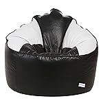 Sattva Muddha Sofa Bean Bag XXXL Cover Only (Without Beans) Dual Color- Black White