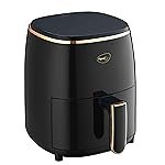Pigeon Healthifry Digital Air Fryer, 360Â° High Speed Air Circulation Technology 1200 W with Non-Stick 4.2 L Basket – Black