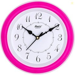 Matiz Analog 30 cm X 30 cm Wall Clock | Brown | with Glass | Standard|