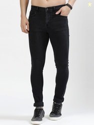 COSMIC Men Skinny Fit Slash Knee Jeans