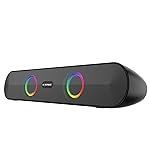 Nu Republic Partybox 165 with 10 Hrs Playtime, Dual 52mm Dynamic Driver, Mic for Receiving Calls, 16 W Bluetooth Soundbar (Black, 2.0 Channel)
