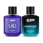 Beardo Midnight Duo- LSD & Mariner Perfume for Men (50ml x 2) | Long Lasting Fragrance | Long Lasting Perfume for Men | Gift for Men | Gift for Friend