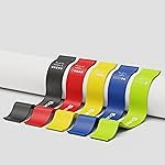Lifelong Mini Resistance Bands Set of 5 | Theraband, Pullup Band | from 2 to 20 KG : Extra Light, Light & Medium, Heavy & Extra Heavy Resistance Level | Gym Rubber Band for Physio, Yoga, Training