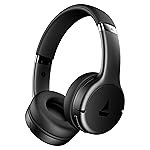 Boat Rockerz 411, 40Ms Low Latency, 40Hrs Battery, 40Mm Drivers, ENx Tech, Stream Ad Free Music via App Support, Bluetooth Headphones, Wireless Over Ear Headphone with Mic (Active Black)