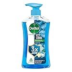 Dettol Icy Cool Body Wash and Shower Gel Pump for Men | Goodness of Salicylic Acid | Menthol Freshness | 500ml