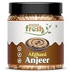 HighFresh Dried Afghani Anjeer 1 KG | Rich Source of Fibre, Calcium & Iron | Low in calories and Fat Free | High in Minerals & Vitamins | Nutritious and Delicious Snacks | Premium Dried Figs
