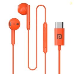 Portronics Conch Theta C in Ear Type C Wired Earphones with in Line HD