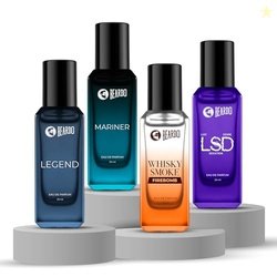 Beardo Everyday Essential Combo for Men- LSD ,Whisky Smoke Firebomb, M