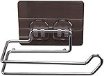 STELLIX Stainless Steel No Drill Self Adhesive Wall Mount Tissue Paper or Toilet Paper and Towel Holder for Bathroom | Toilet |Home | Kitchen |(Pack of 3 Pcs)