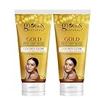 Globus Naturals Gold Peel Off Mask Enriched with Vitamin-E, For Golden Glow & Radiance, For Both Men & Women, Suitable For All Skin Types, 100g, Pack Of 2