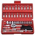 Tool Kit Tool Kit for Home Use Tools Kit Spanner Set Socket Set Wrench Set Tools Set Hand Tools Bike Tool Kit Set Socket Wrench Set Spanner Set All Size Tool Kit Goti Pana Set, Box End