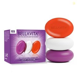 BELLAVITA Perfume Bathing Soap Bar for Women 3 x 100Gm with Pure Glyce