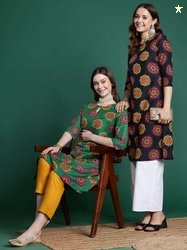 Sangria X fwd Ethnic Motifs Print Kurta