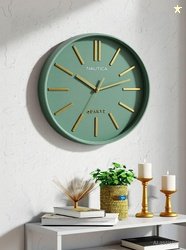 Nautica Analog 31 cm X 31 cm Wall Clock (Light Green, With Glass,...mo
