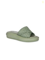 Saint G Leather Flatform Sandals