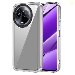 amazon basics Back Case Cover for Realme 11x 5G (TPU + PC_Transparent)