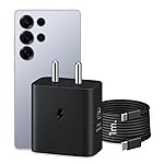 Samsung 45W C-Type Super-Fast Charger Adapter for Samsung Galaxy S25/S25 Plus/S25 Ultra/S24/23/22/21 (Ultra/Plus/FE) A56/Note 20/S10 5G/9/8/M16 (S/A/F/M Series) USB C PD 3.0 Charge Adapter