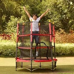 Lifelong 55-Inch Trampoline for Kids with Safety Net & Spring Cover Pa