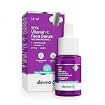 The Derma Co 10% Vitamin C Face Serum with 5% Niacinamide, Powered by Deep Penetration Formulaâ¢ | Fades Dark Spots | Reduces Pigmentation | Boosts Collagen | Brightens Skin | All Skin Types | 10 ml