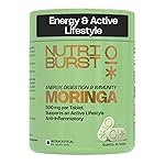 Nutriburst Moringa 500mg â 60 Veg Tablets | Pure & Natural Moringa Supplement for Men and Women | Supports Immunity, Digestion, Energy and Active Lifestyle | Anti-Inflammatory Superfood