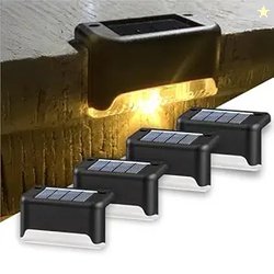 BTAG Solar-Powered Deck Light  IP65 Waterproof LED Step, Stair, Fence