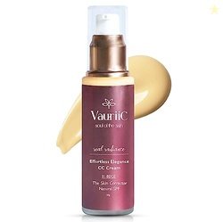 VauriiC Effortless Elegance CC Cream 50gm with Natural SPF, Conceals D