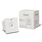 Tata Power EZ Home Wifi MOSFET Smart Switch 16A 1 Channel, Modular Home Automation Product, 2_Way, Track Power Usage, White