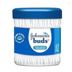 Johnson's Johnson Buds Gentle, 150 Swabs (White, 75 Count)