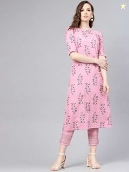 Gerua By Libas Floral Cotton Kurta Set