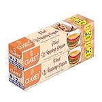 Claret Oil Grease Proof Food Wrapping Paper | 9+2 Meter Roll | Eco-Friendly Non-Stick Butter Paper for Burgers Snacks Sandwiches (Pack of 2)