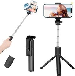 HOLD UP Selfie Stick, Extendable Selfie Stick with Wireless Remote and