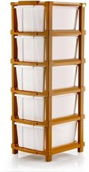 J K INTERNATIONAL 5 Compartments Plastic Multipurpose D...