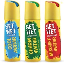 SET WET Cool, Charm and Mischief Avatar Deodorant Spray...