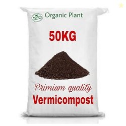 Primium Quality Vermicompost for Plants (50Kg), Granules