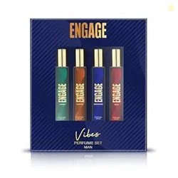 Engage Vibes Perfume Gift Set for Men, 100ml, Long Lasting Eau De Parf