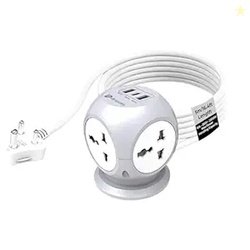 UltraProlink 7 in 1 Cube Extension Board Power Strip Multi-Ports|Devic