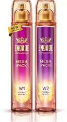 Engage W1 & W2 Mega Pack Perfume Spray Combo for Women ...