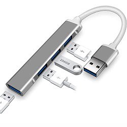 STRIFF USB 3.0 Hub, 4 Port USB Hub Splitter,Portable USB Adapter Mini