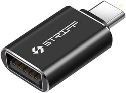 STRIFF Type C 3.1/3.0 to USB A Female OTG Adapter Compatible with MacB