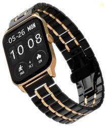 Vibez Imperial Luxury Smartwatch for Women & Men - Stainless Steel Str