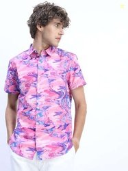 HIGHLANDER Men Printed Casual Shirt