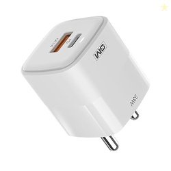 GM G+ 33W Fast Charging Mobile Adapter with GaN Technology | Dual-Port