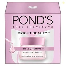 Pond's Bright Beauty Light Cream with UV Filter | Niasorcinol | 100x B
