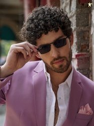 ROYALTAIL Unisex Rectangle Sunglasses with UV Protected Lens RT-SUNG-1