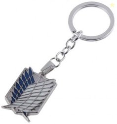 RV Mart Anime Attack of Titan Metal Keychain Key Chain for Car Bikes K
