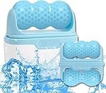 SR Ice Roller with Both Side V Roller Heads | Portable Skin Cooling Beauty Facial Massager | 2 in 1 Cold Skin Rejuvenation V Shape Ice Eye Roller