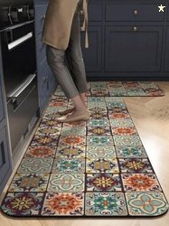 Deoxys Set Of 2 110GSM Kitchen Rugs Set