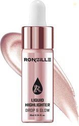 RONZILLE Drop & Glow Liquid Highlighter For Face Makeup Illuminat...mo