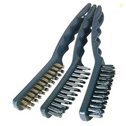 Cleaning Brushes for Home, Large Wire Brush for Cleaning AC, Pack of 3