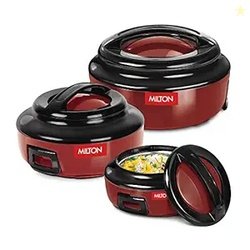 Milton Ernesto Inner Stainless Steel Jr. Casserole Set of 3 (390ml, 72